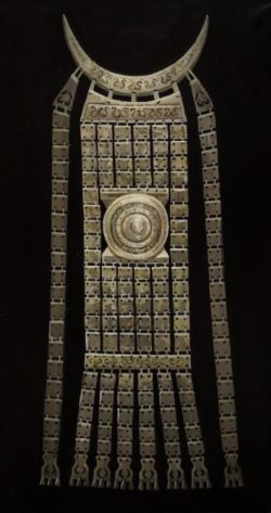 Семен Луканси, Серия «Якутские украшения», № 2, холст, масло, 60х50 см, 2016