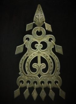 Семен Луканси, Серия «Якутские украшения», № 4, холст, масло, 60х50 см, 2016