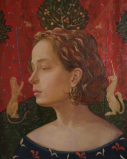 «Лиза», х.м., 50х40 см, 2019 г.