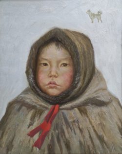 «Северный мальчик», х.м., 50х40 см, 2019 г.