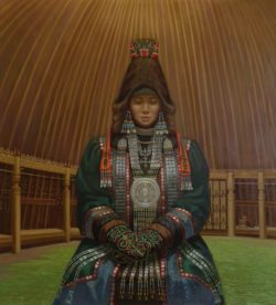 «Якутская невеста Абакаяда Сючю», х.м. 120х100 см, 2020 г.