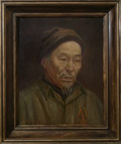 Портрет дедушки Луканси, х.м., 40х50 см, 2020 г