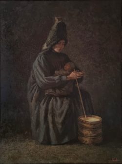 «Якутская Мадонна», х.м., 80х60 см., 2021 г.